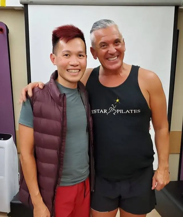 Gary Fok with Serafina Ambrosio, Master Educator for Polestar Italy.